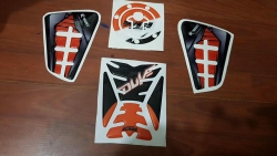 Ktm Duke 125-200-390 Özel Tank Pad Seti