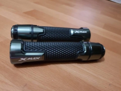 Yamaha Xmax Özel [ Marka Logolu ] Grey Black Elcik Takımı