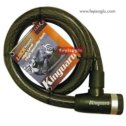 Kinguard 3009 Motosiklet Halat Kilit (1.50 Metre)