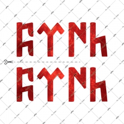 Mr.Sticker RFHLM69 Reflektif Göktürkçe Türk Yazısı Sticker