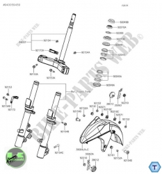 kawasaki j 300 alt mesnet kawasaki j 300 alt platin sıfır orıjınal 44037-y001