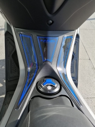 Yamaha Nmax 125-155 Tank Pad Blue
