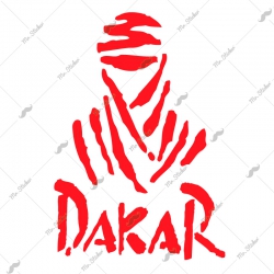Mr.Sticker RFHLM56 Reflektif Kırmızı Dakar Sticker