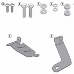 Givi 2118Kit Yamaha Mt-07 (14-17) Yan Çanta Taşıyıcı Baglantı Kiti