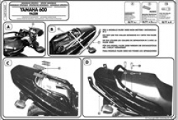Givi 340F Yamaha Fzs 600 Fazer (98-03) Arka Çanta Taşıyıcı