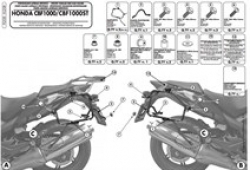 Givi Pl208 Honda Cbf 1000 - Cbf 1000St (10-14) Yan Çanta Taşıyıcı