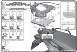 Givi Sr5107 Bmw F 650-700-800 Gs - Adventure (08-18) Arka Çanta Taşıyıcı