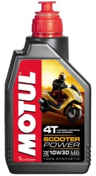 Motul Scooter Power 4T 10W-30 Motosiklet Yağı %100 Sentetik ( 1 Lt.)