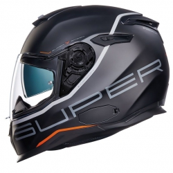 Nexx SX.100 Superspeed Güneş Vizörlü Kapalı Kask (Mat Siyah)