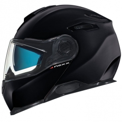 Nexx X.Vilitur Çeneden Açılır Kask + Pinlock (Parlak Siyah)