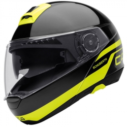 Schuberth C4 Pulse Black Çeneden Açılır Kask (Sarı-Siyah)