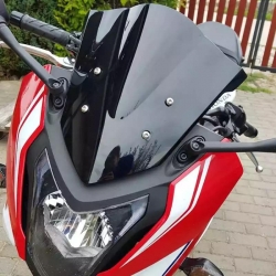 honda cbr 650f siyah ön cam