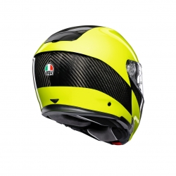 Agv Agv Sportmodular Multi PLK Carbon Yellow Çene Açılır Kask