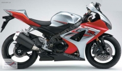 2007-2008 Suzuki GSX-R 1000 Gri-Kırmızı Grenaj Seti Sıfır