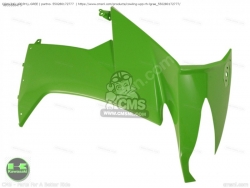 08-10 kawasaki zx10 sağ grenaj sıfır orıjınal zx 10 sağ granaj yeşil renk