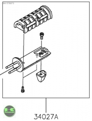 kawasaki vulcan s sağ ön basamak sıfır orıjınal vulcan s basamak ön basamak sağ taraf sıfır orıjınal  34027-0013