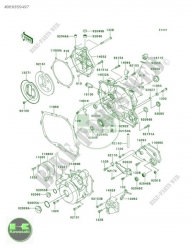 kawasaki klx 250 debriyaj kapağı buyuk parça 14032-0005