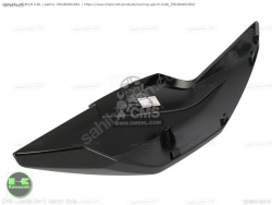 kawasaki z 300 kafa grenajı sol sıfır orıjınal metalik siyah  m.s black renk  55028-0460-660