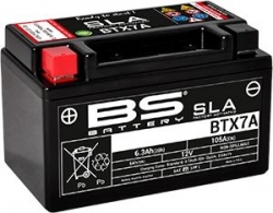 BS BTX7A-SLA Motosiklet Aküsü