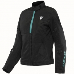 Dainese Risoluta Air Lady Tex Yazlık Bayan Mont (Siyah-Aqua Yeşil)