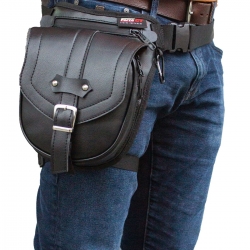 Forte GT 70423 Deri Chopper Bacak Çantası