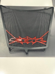 Honda Cbr 1000RR 2017-19 Özel Radyatör Koruma Black Red