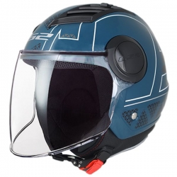 LS2 Airflow Linus Cobalt Açık Kask