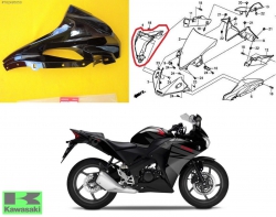 11-17 CBR 125 KAFA GRENAJI CBR 125 KAFA GRANAJI SAĞ TARAF ORIJINAL  SİYAH RENK SIFIR ORIJINAL 