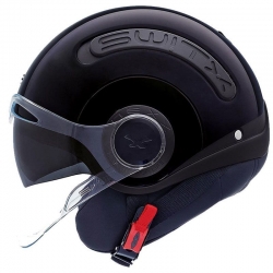 Nexx SX.10 Güneş Vizörlü Açık Kask (Parlak Siyah)