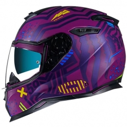 Nexx SX.100 Enigma Kapalı Kask (Mat Mor)