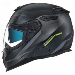 Nexx SX.100 Mantık Güneş Vizörlü Kapalı Kask (Mat Siyah)
