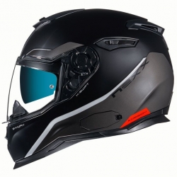 Nexx SX.100 Skyway Güneş Vizörlü Kapalı Kask (Mat Siyah-Gri