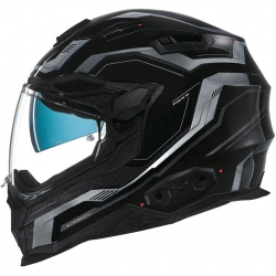 Nexx X.WST 2 Supercell Güneş Vizörlü Kapalı Kask (Siyah-Gri)