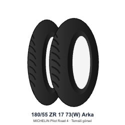 180/55 ZR 17	73(W)	Arka Lastik - MICHELIN Pilot Road 4
