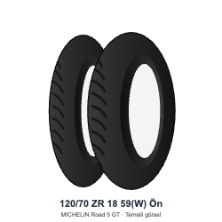 120/70 ZR 18	59(W)	Ön Lastik - MICHELIN Road 5 GT