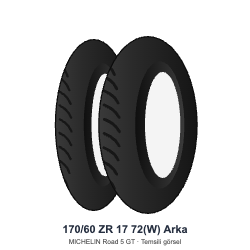 170/60 ZR 17	72(W)	Arka Lastik - MICHELIN Road 5 GT
