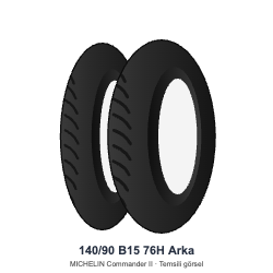 140/90 B15	76H	Arka Lastik - MICHELIN Commander II
