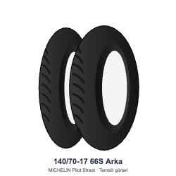 140/70-17	66S	Arka Lastik - MICHELIN Pilot Street