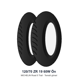 120/70 ZR 19	60W	Ön Lastik - MICHELIN Road 5 Trail
