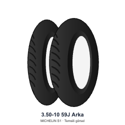 3.50-10	59J	 Arka Lastik - MICHELIN S1