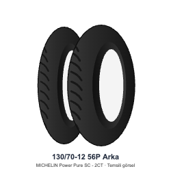 130/70-12	56P	Arka Lastik - MICHELIN Power Pure SC - 2CT