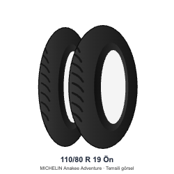 Michelin 110/80 R 19 Anakee Adventure Ön Lastik