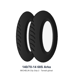 140/70-14	68S	Arka Lastik - MICHELIN City Grip 2