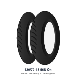120/70-15	56S	Ön Lastik - MICHELIN City Grip 2
