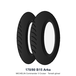 Michelin 170/80 B15 Commander 3 Cruiser Arka Lastik