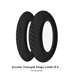 Scooter Yumuşak Dolgu Lastik (8.5 İnçh)