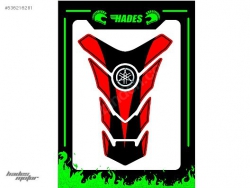 Yamaha R6-R1 Üniversal Red Black Özel Tank Pad