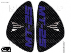 Yamaha MT25 Yarış Mavisi Karbon Yan Pad