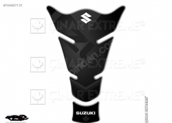 GSXR 1000 Jet Black Tankpad