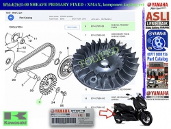 XMAX 300 ÖN DEBRİYAJ PERVANESİ X MAX 300 VARYATÖR PERVANESİ ORIJINALDIR
